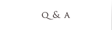 Q&A